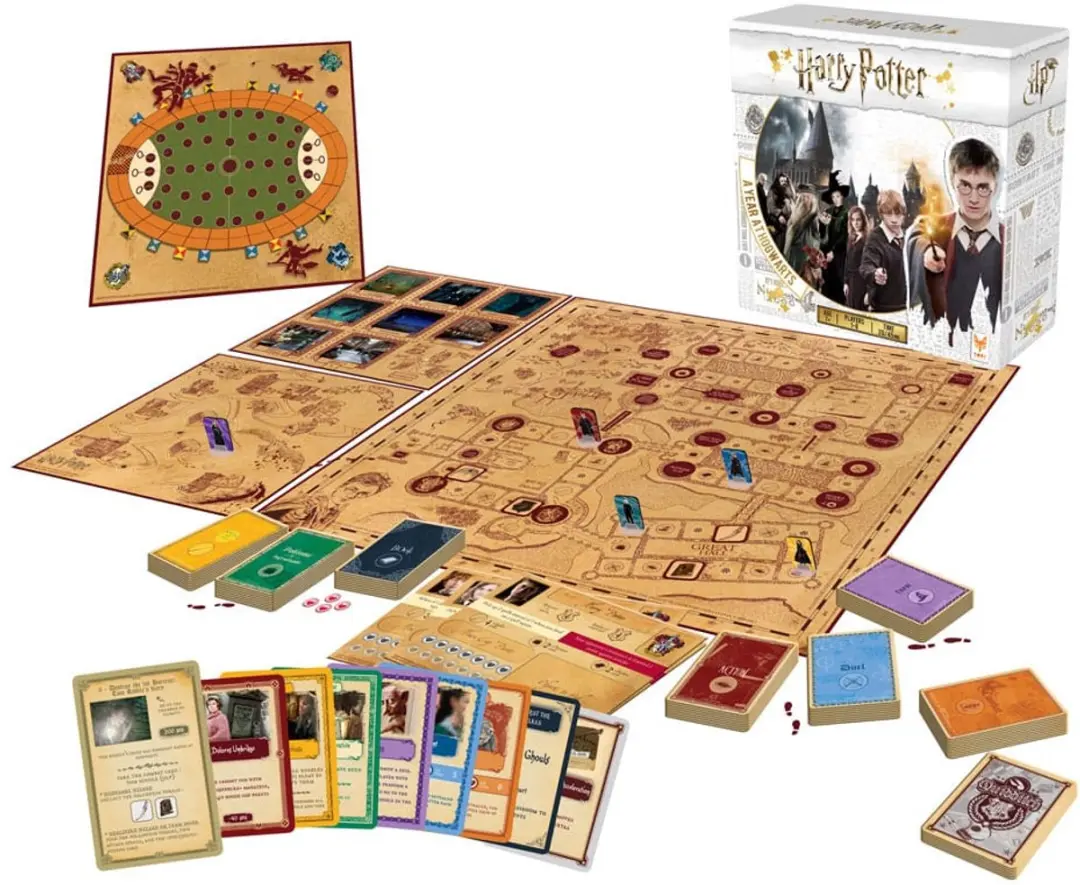 Topi Games Harry Potter A Year At Hogwarts Bordspel
