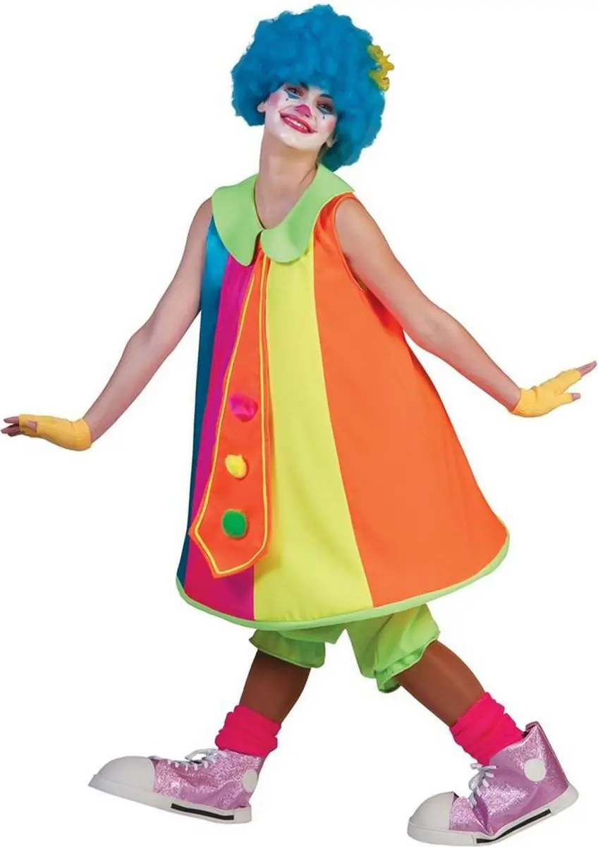 Espa Clownsjurk Big Mamma - One Size - Regenboog