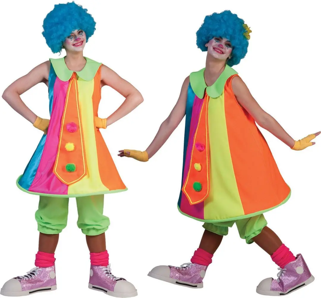 Espa Clownsjurk Big Mamma - One Size - Regenboog