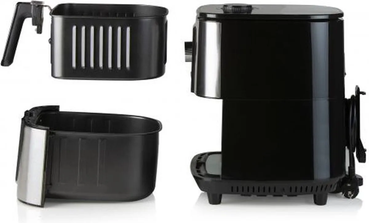 Domo DO536FR Heteluchtfriteuse 1800W - 5,5L - Zwart/Zilver