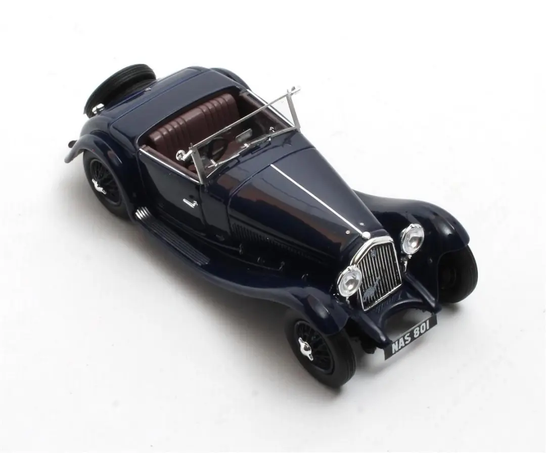 Matrix Alfa Romeo 6C 1750 Series V Gran Sport Figoni Roadster 1932 - 1:43 - Blauw