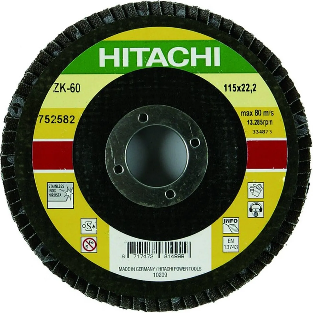 Hikoki Lamellenschijf 125mm Metaal