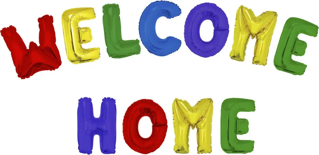 Ballonnenset 'Welcome Home'