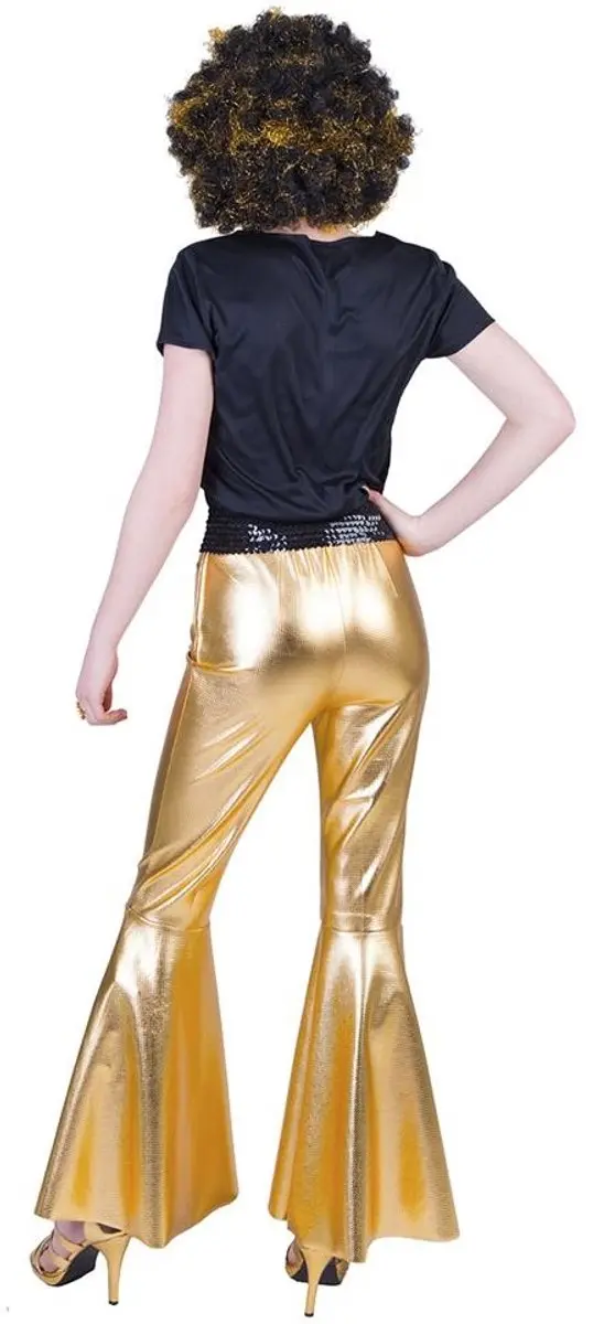 Espa Fever Gouden Disco Broek - Dames 36/38