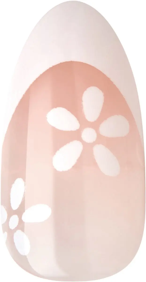 Kiss imPRESS Amandel Nagels Modern Franse Fearless - 30 Stuks