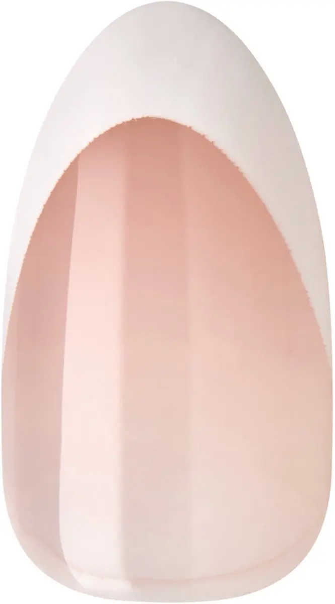 Kiss imPRESS Amandel Nagels Modern Franse Fearless - 30 Stuks