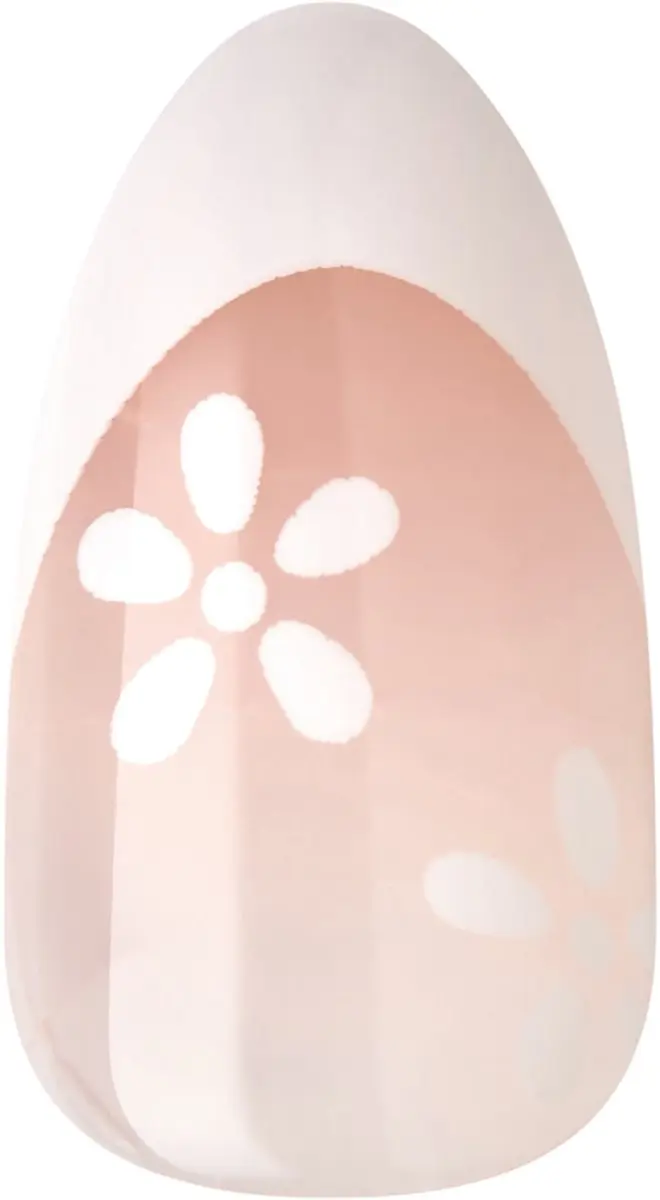 Kiss imPRESS Amandel Nagels Modern Franse Fearless - 30 Stuks