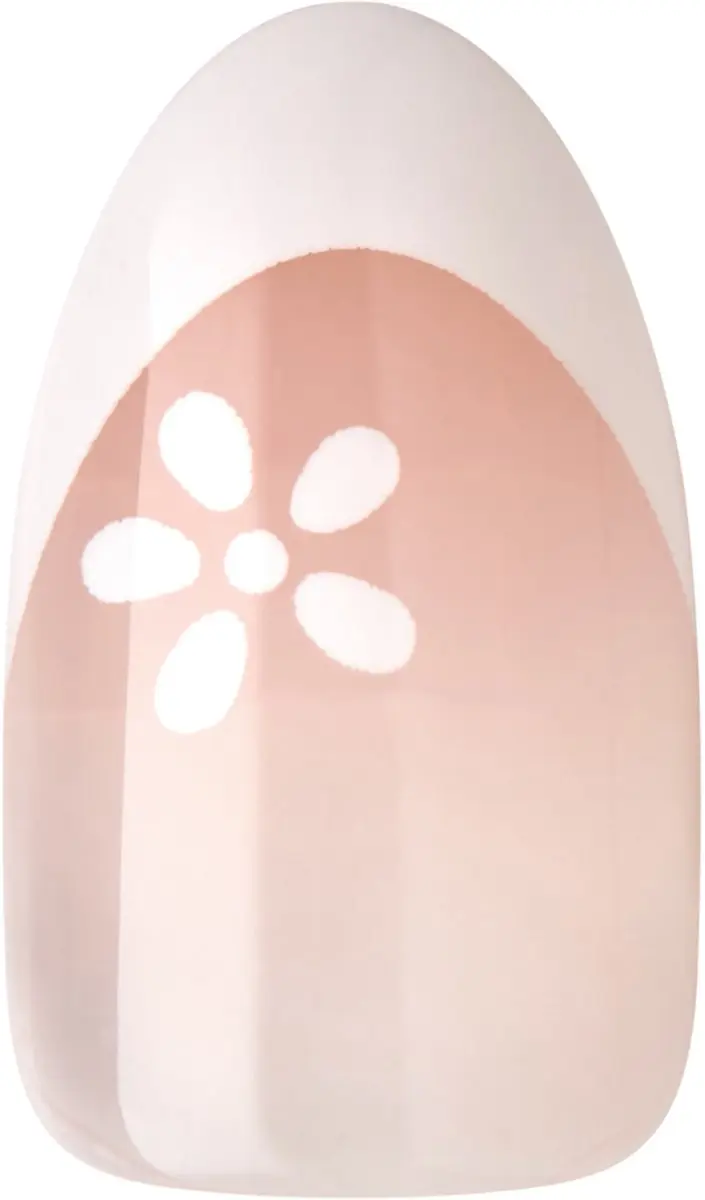 Kiss imPRESS Amandel Nagels Modern Franse Fearless - 30 Stuks
