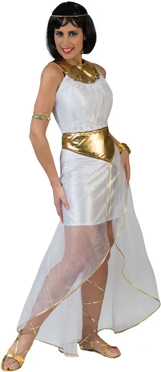 Espa Romeinse Godinnenjurk - XXL/XXXL - Wit/Goud