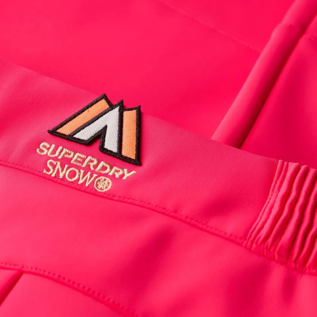 Superdry SKI Softshell Slim Damesbroek Hyper Fire Pink XS