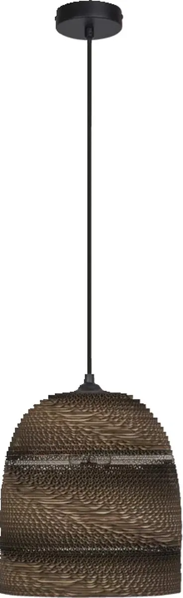 LEDVANCE Decor Cardboard Ball Bell Hanglamp - Bruin - Ø26cm
