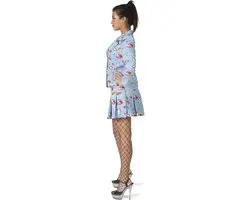 Espa Funny Fashion Zomers Komische Strip Vrouw - Blauw XXL