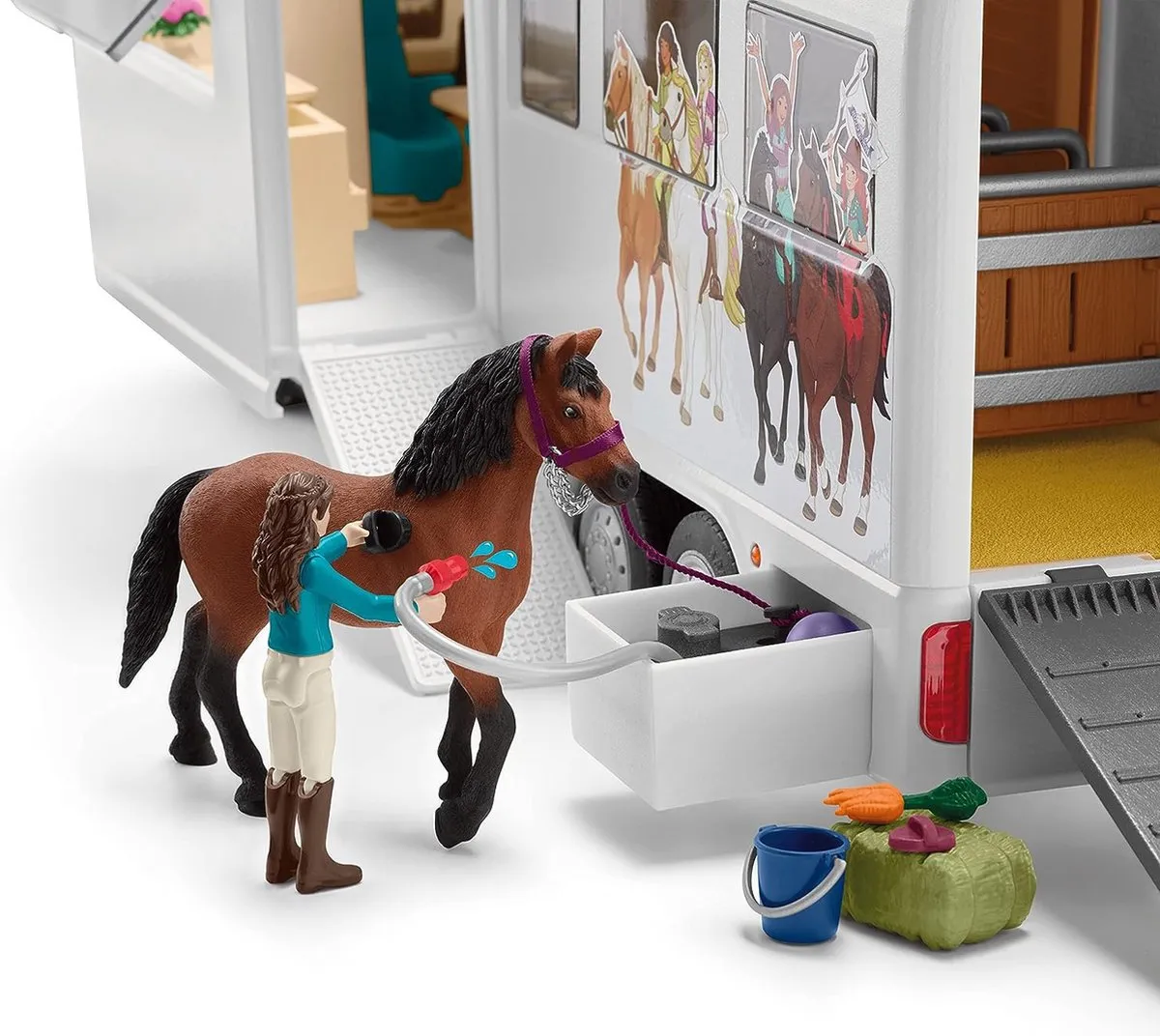 Schleich Horse Club Paardentransportwagen 42587 - Multicolor