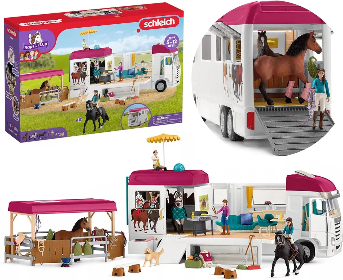 Schleich Horse Club Paardentransportwagen 42587