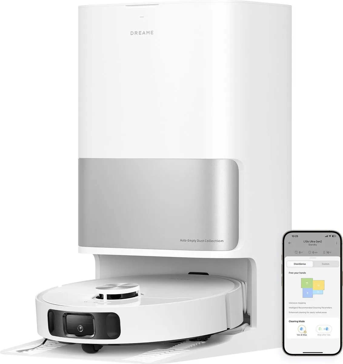 Dreame L10s Ultra Gen 2 Robotstofzuiger - Wit