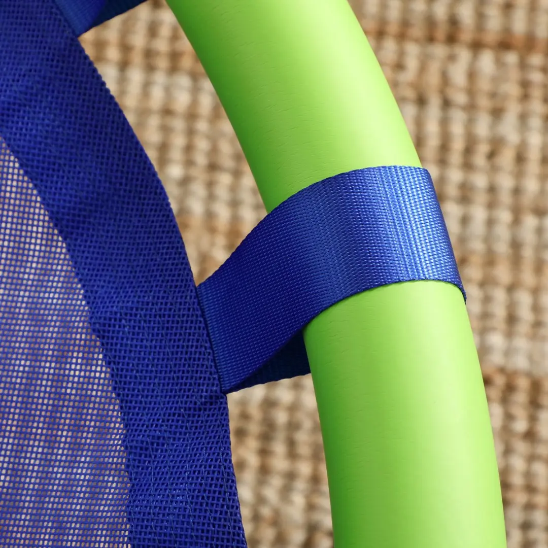 Outsunny Kinderschommel Staal 100x100x180cm - Blauw