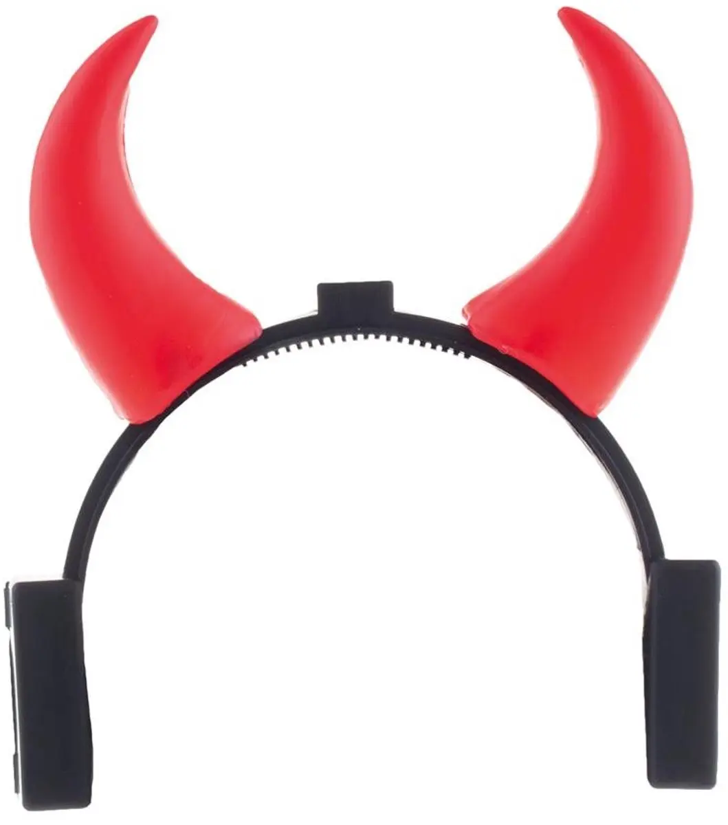 Espa Diadeem Duivel met Licht - Rood/Zwart