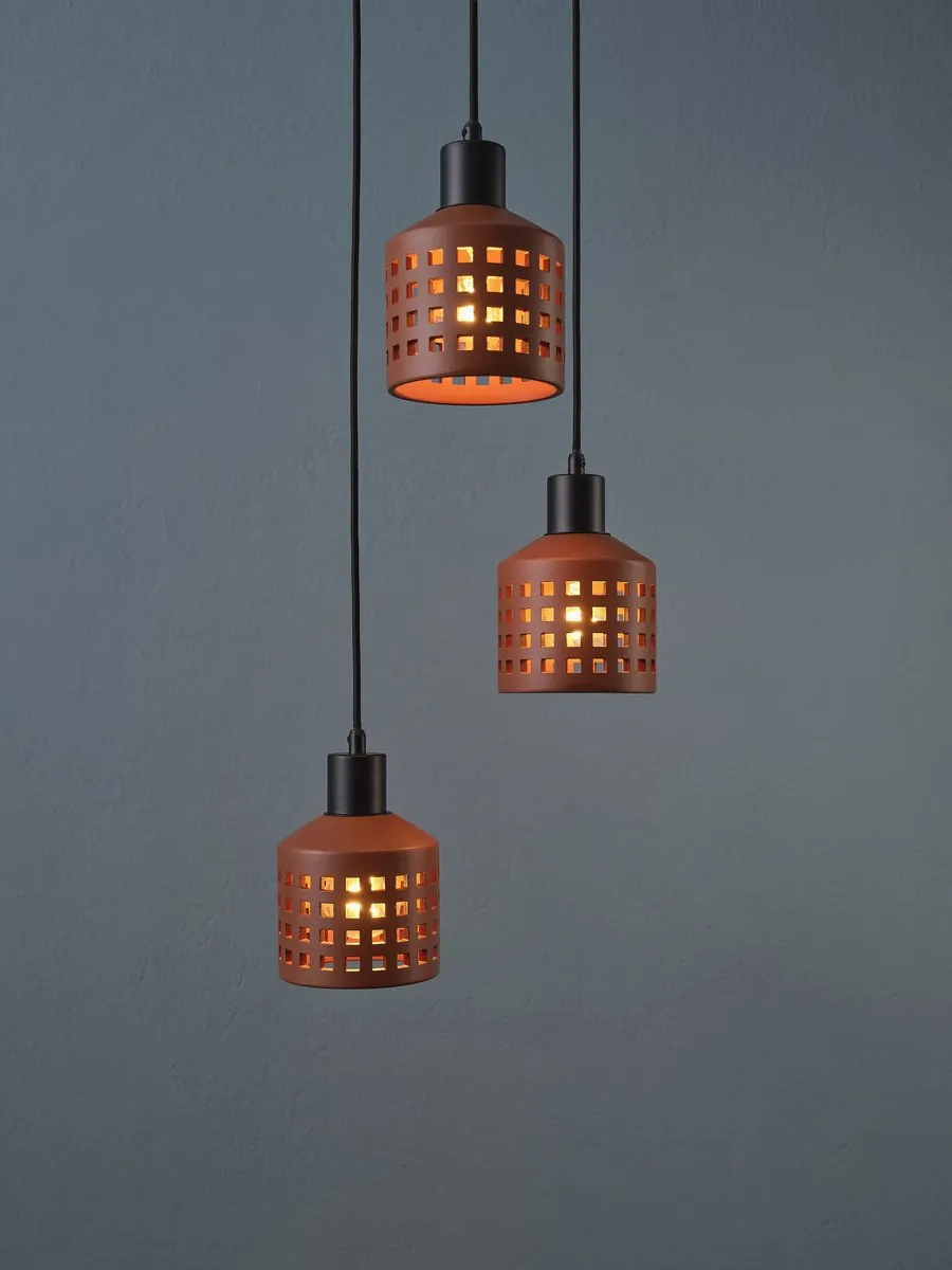 LEDVANCE Decor Clay Windows Hanglamp 3xE27 - Bruin