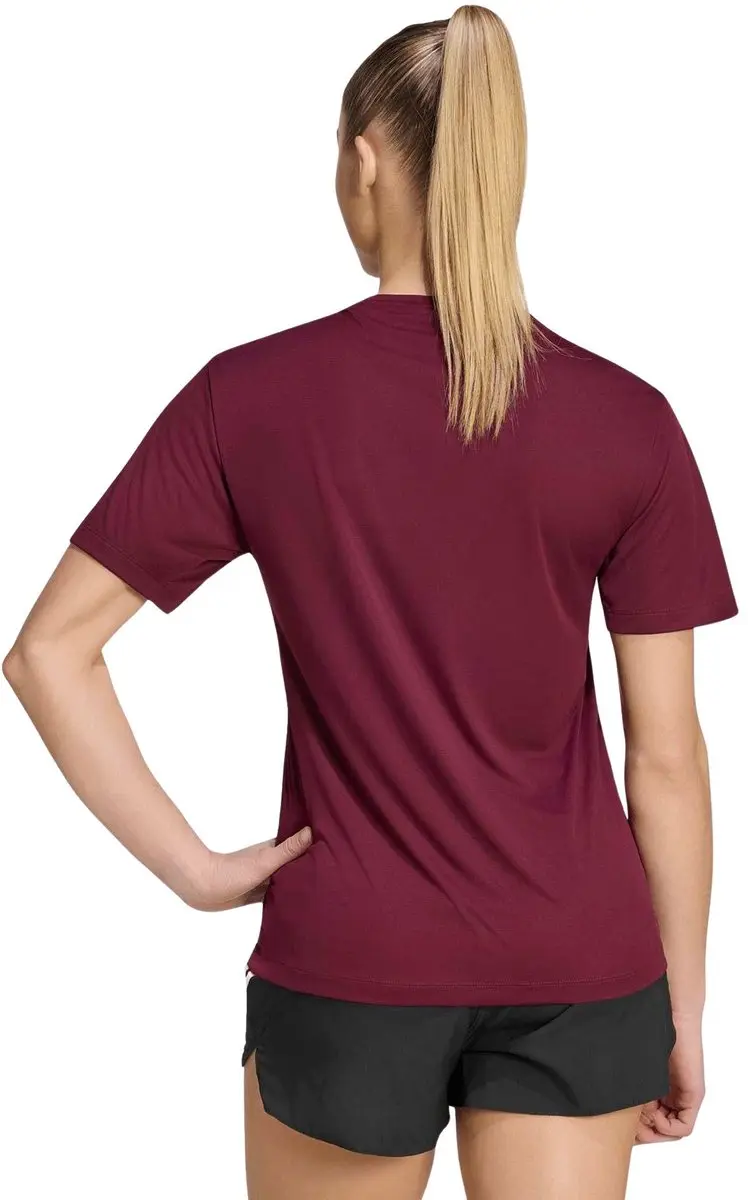 adidas Essentials Running Shirt KG3229 - Maat XL - Donkerrood