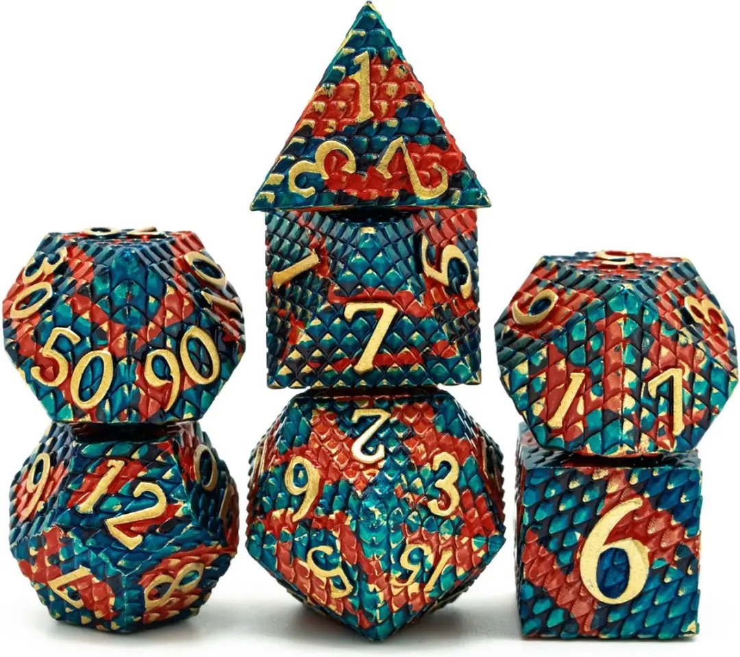 Lapi Toys D&D Metaal Polydice Set