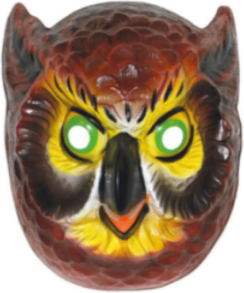 Masker Uil volwassen plastic