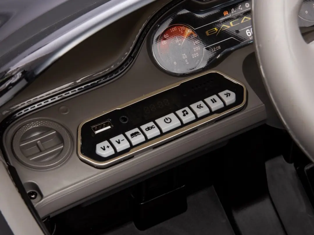 Bentley Bacalar Kinderauto 12V - Zwart