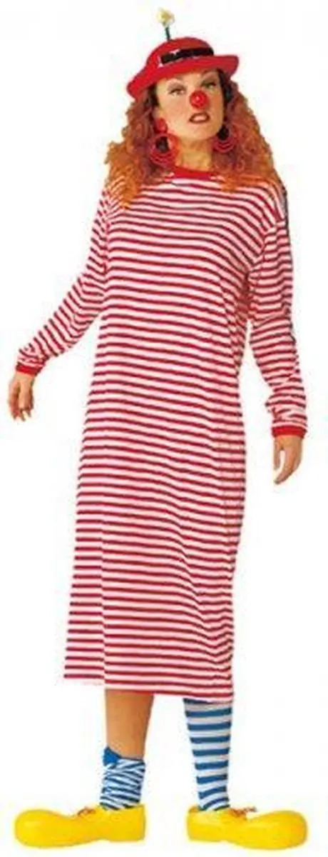 ESPA Rood-wit gestreepte Maxi Jurk