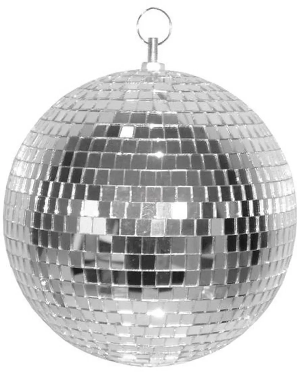 Espa Glitterbal 30cm - Zilver/Grijs