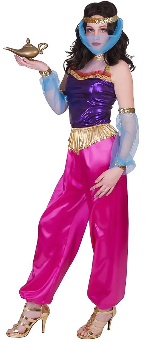 Espa Arabische Prinses Suleika Kostuum - Maat XL - Multicolore