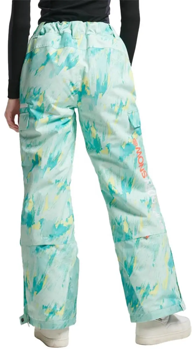 Superdry Ultimate Rescue Skibroek WS110156A - Dames 8 - Abstract Teal Lime
