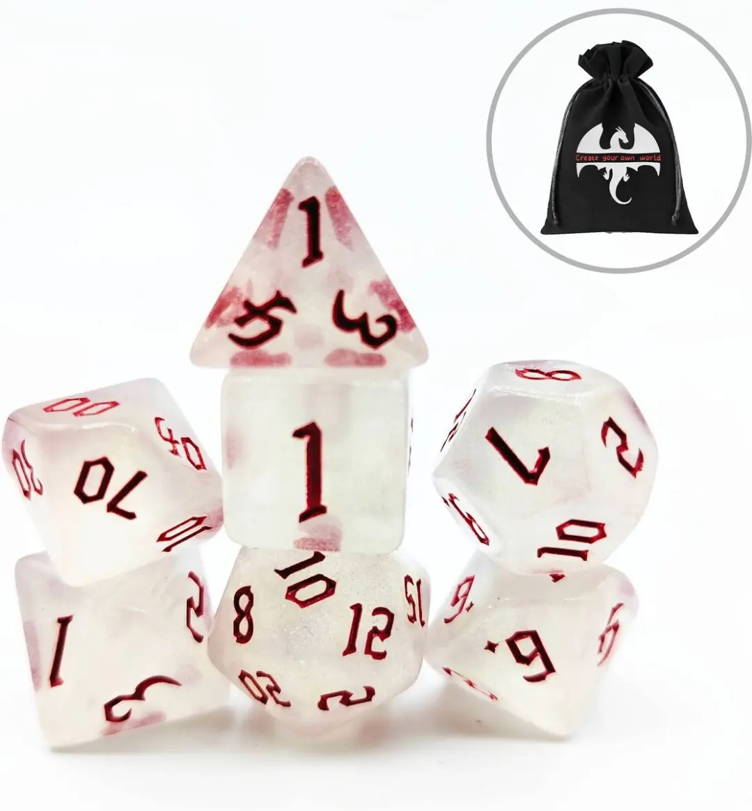 Lapi Toys D&D Polydice Acryl Set 7 Stuks