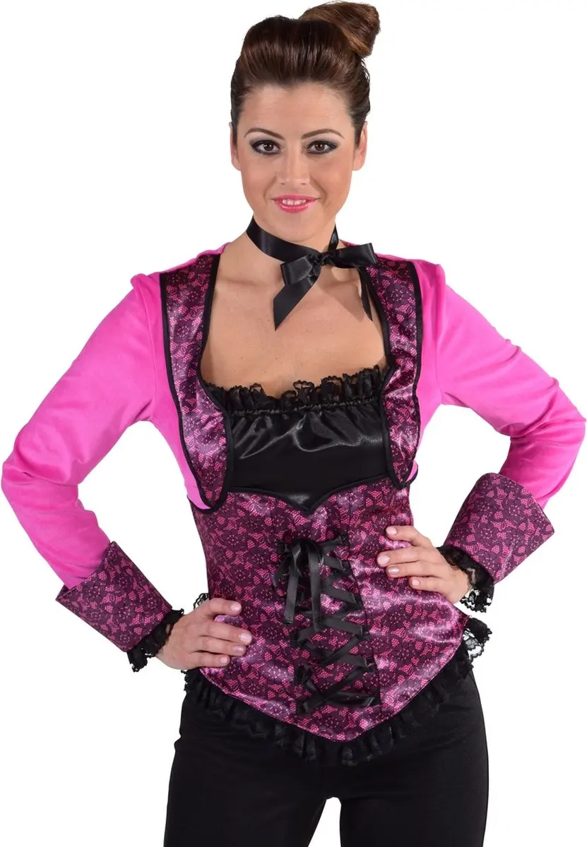 Top burlesque pink