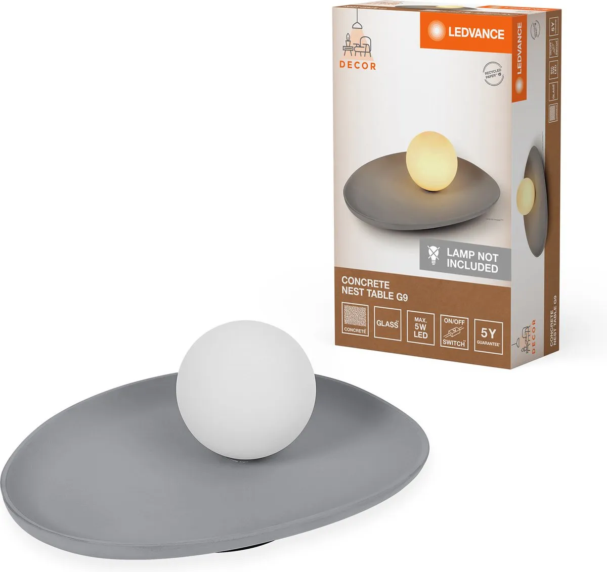 LEDVANCE Decor Concrete Nest Tafellamp 1XG9