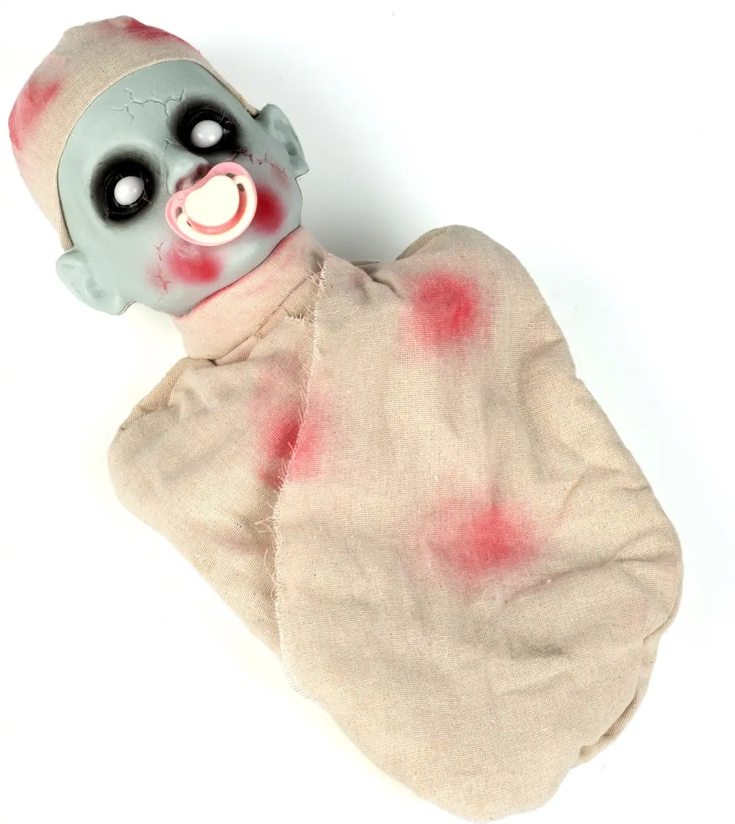 ESPA Bloederige Zombie Baby 50cm - Licht & Geluid - afbeelding 2 van 3