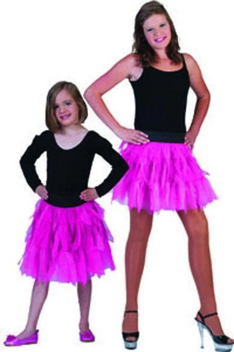 Petticoat neon roze Lili kind