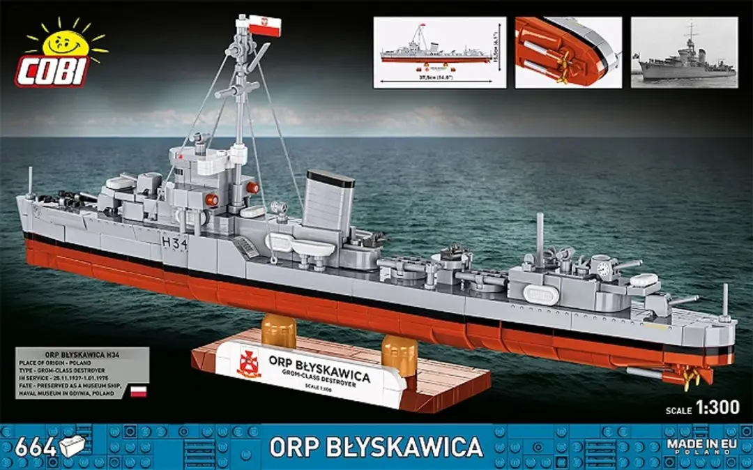 COBI 4865 ORP Blyskawica