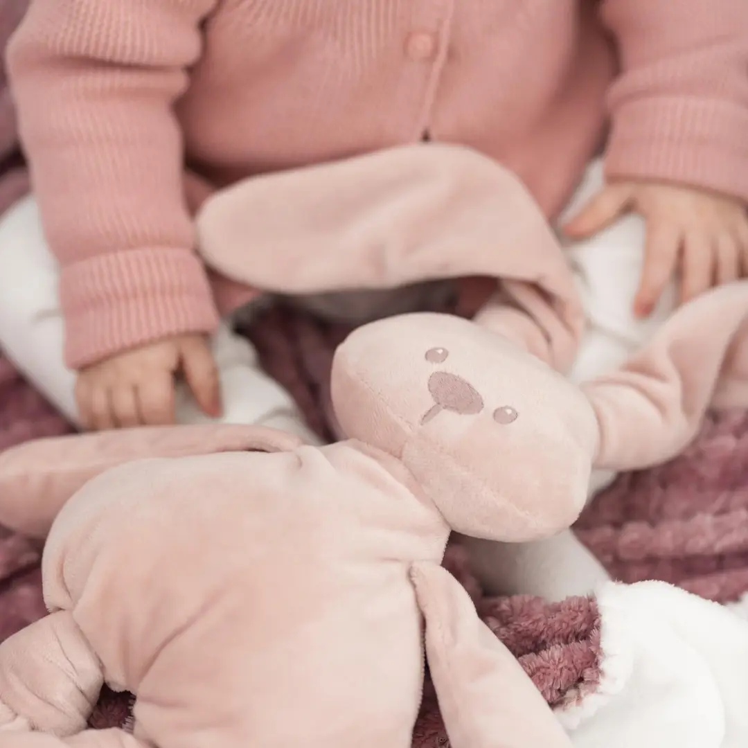 Nattou Konijn Lapidou Knuffel 30cm - Oud Roze