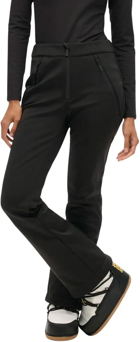 Superdry SKI Softshell Slim Dames Wintersportbroek M - Zwart