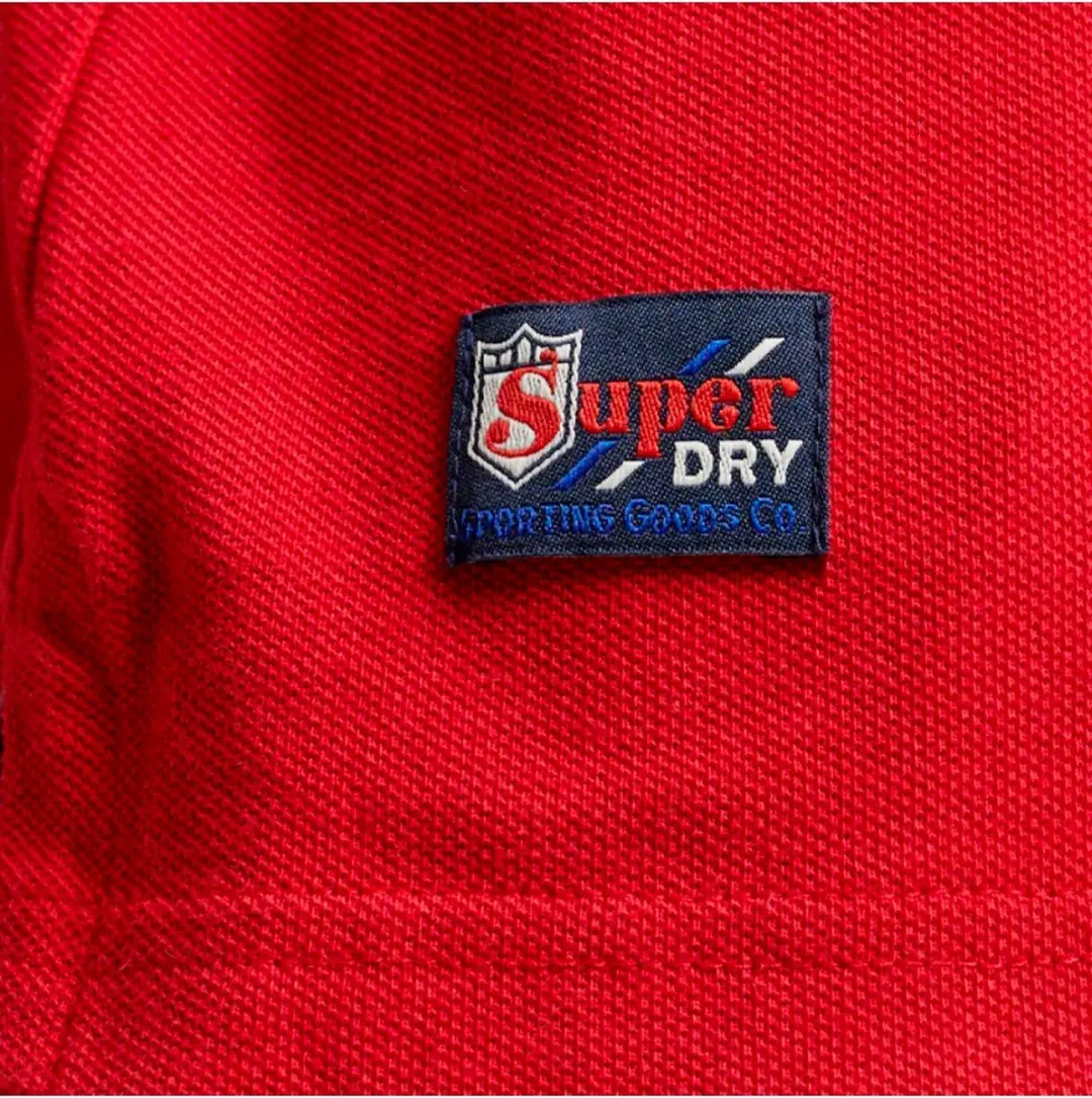 Superdry Vintage Superstate Polo - S - Varsity Red