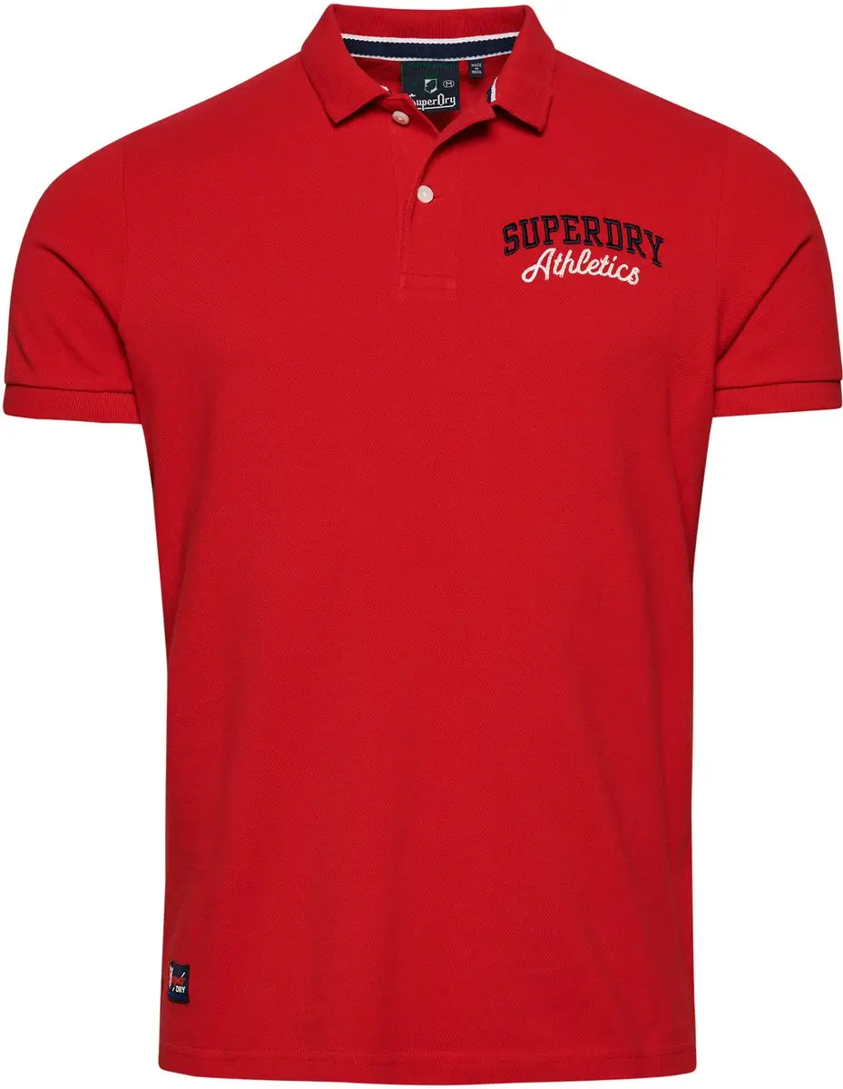 Superdry Vintage Superstate Polo - S - Varsity Red