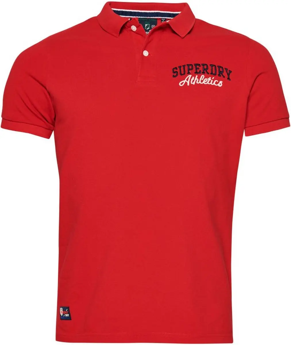 Superdry Vintage Superstate Polo - S - Varsity Red - afbeelding 6 van 6