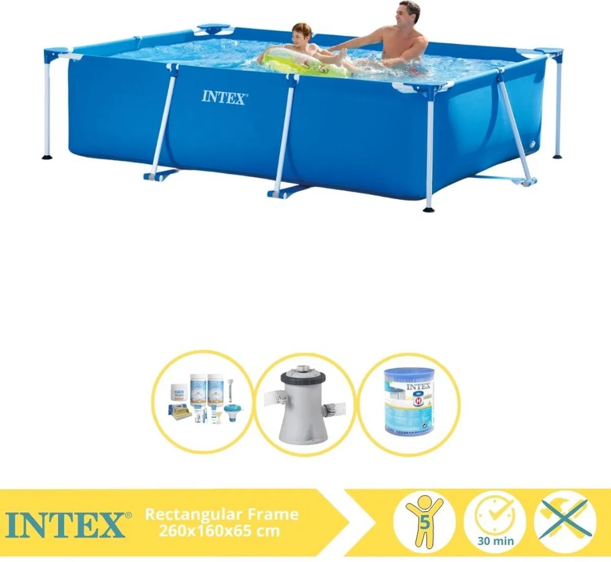 Intex 28271NP Opzetzwembad 260x160x65cm