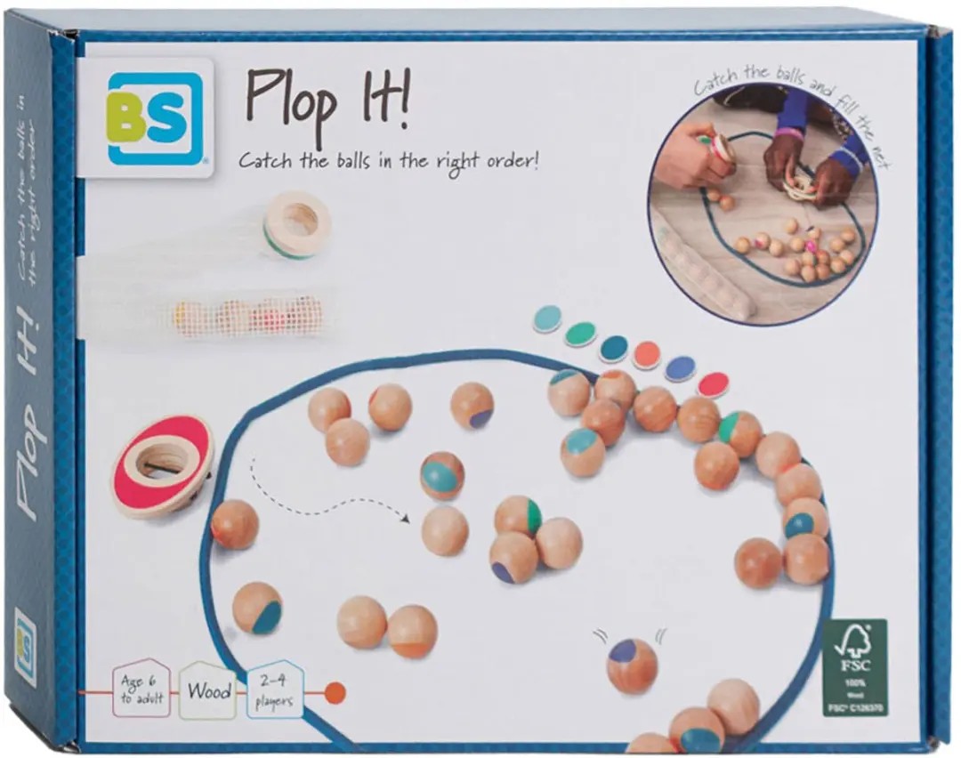 BS Toys Plop het! Actiespel GA465 - 2-4 Spelers