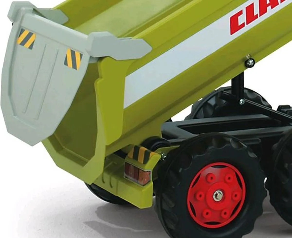 Rolly Toys RollyHalfpipe Trailer CLAAS - Groen