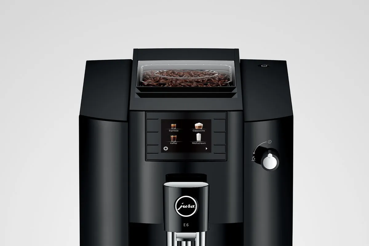 Jura E6 Volautomatische Espressomachine Piano Black - 11 Programma's