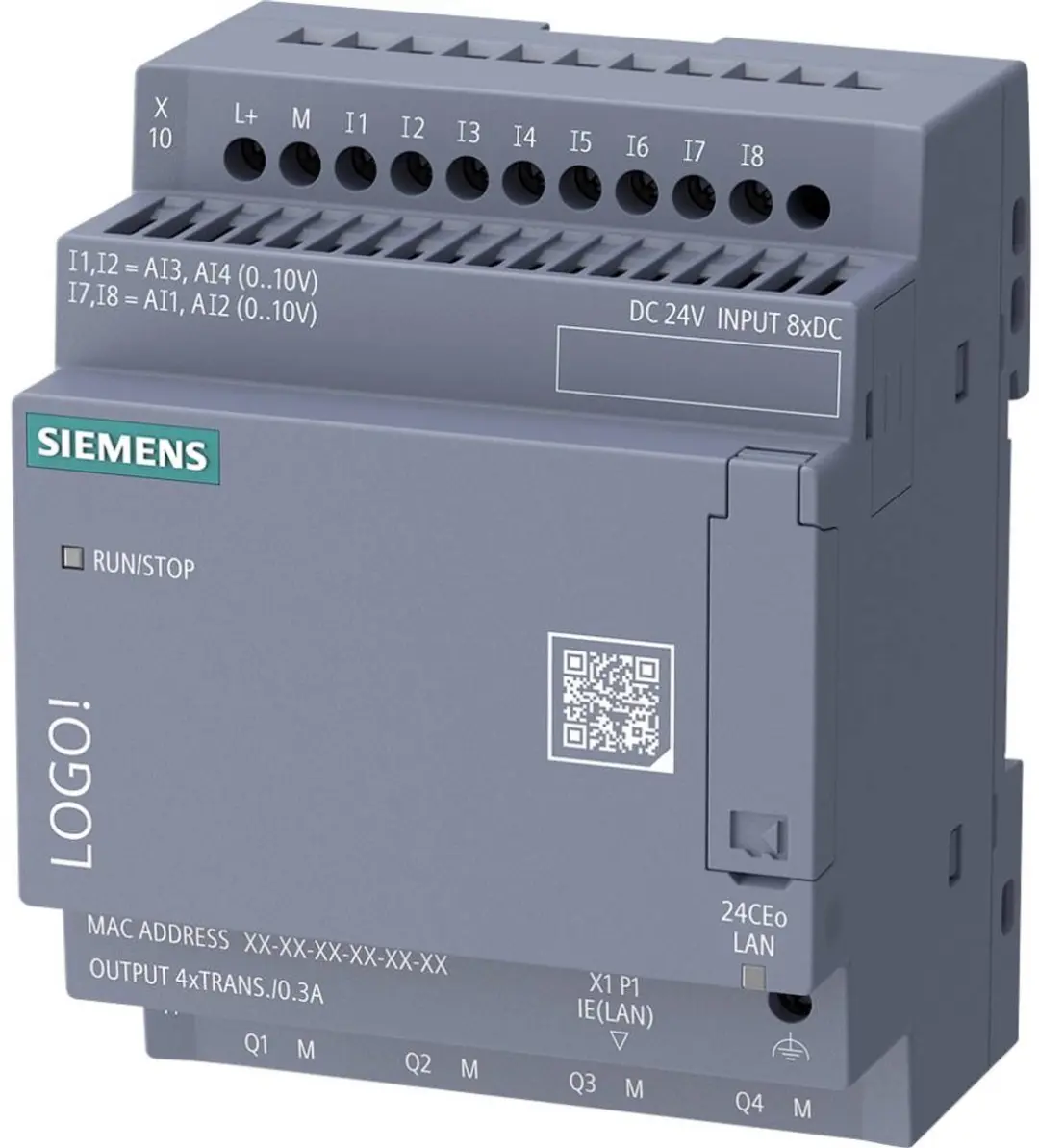 Siemens Logo! 9 6ED1052-2CC08-0BA3 PLC-aansturingsmodule 24V/DC