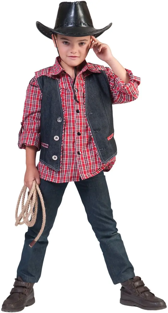 Cowboy vestje Kees voor kinderen