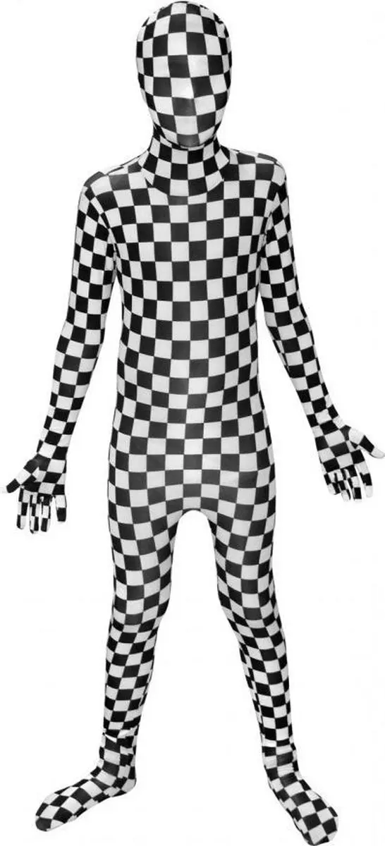 Espa Morphsuit Geblokt Zwart/Wit