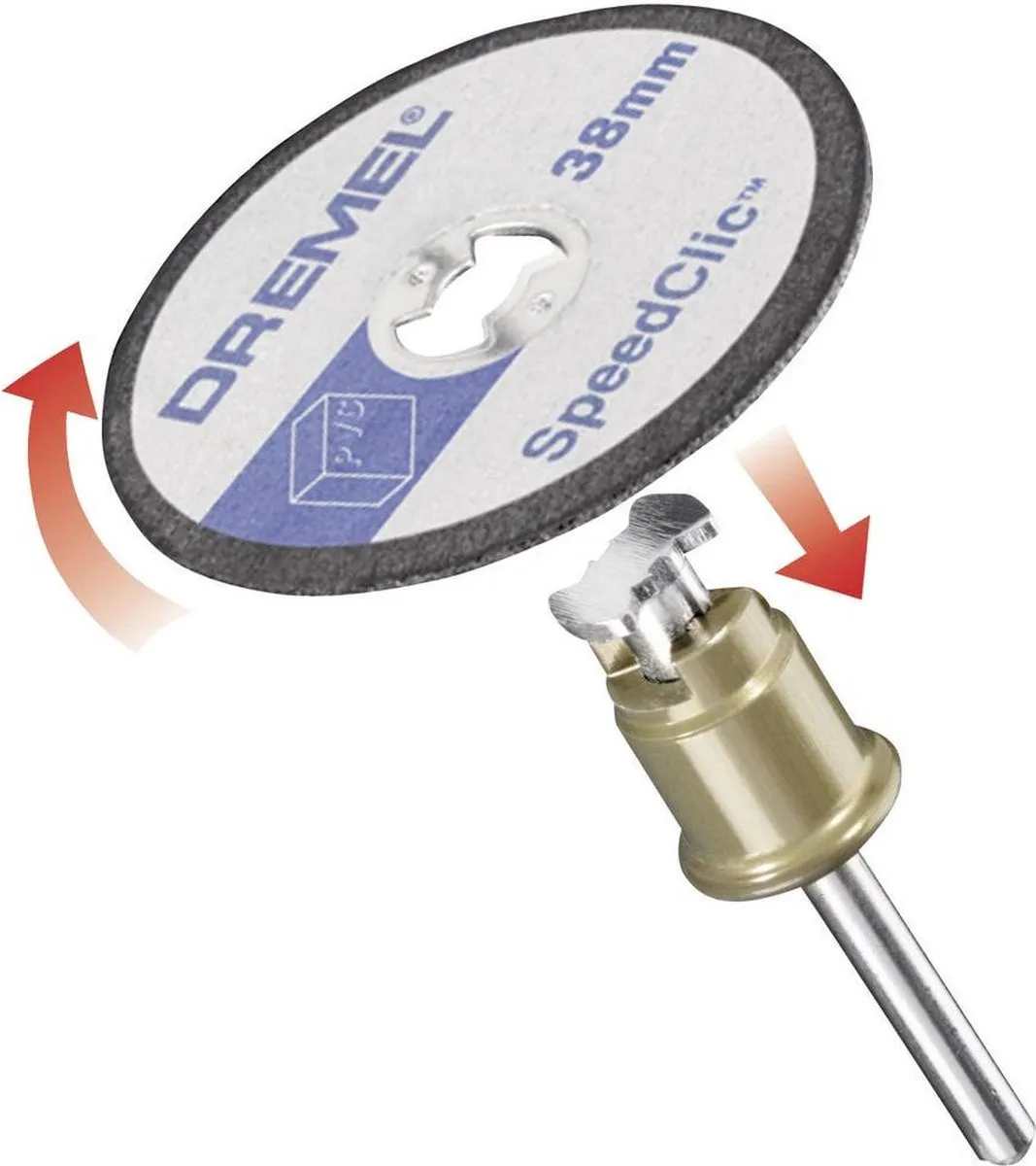 Dremel EZ SpeedClic SC476 Snijschijven Kunststof - 5 Stuks - afbeelding 6 van 6
