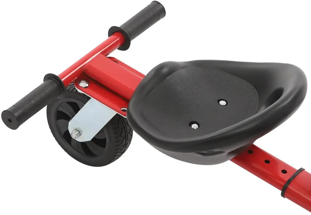 Rode Hoverboard Kart - Dubbele Zitplaats - Rood/Zwart